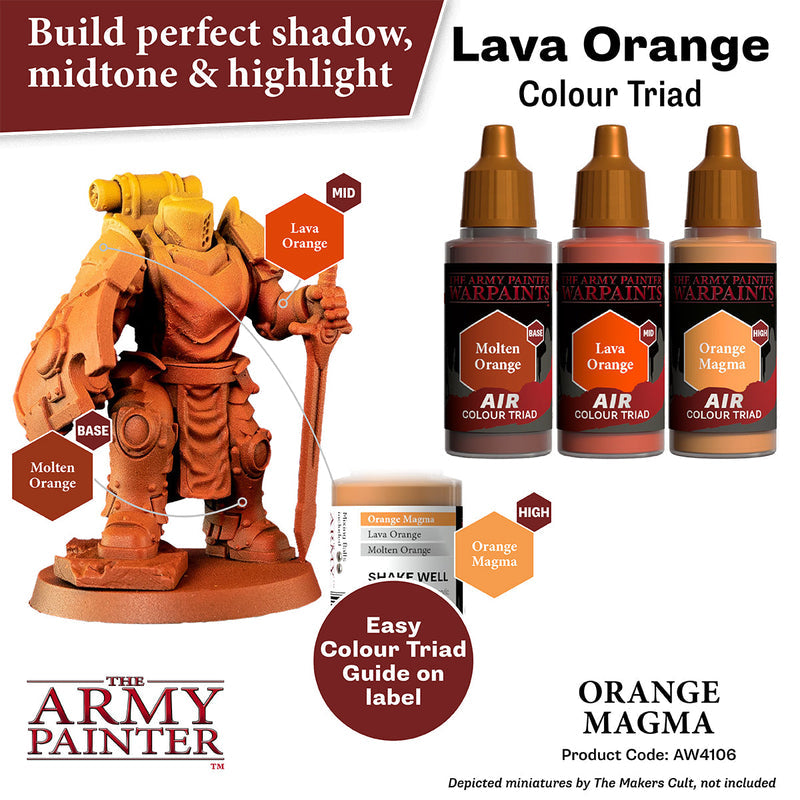 Army Painter Warpaints Air: Orange Magma