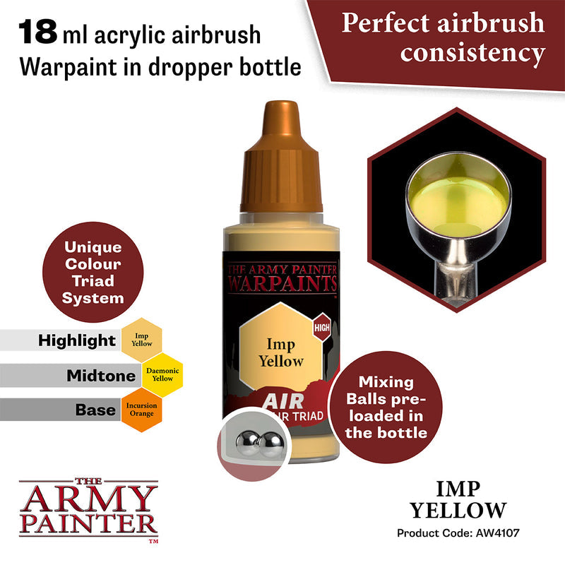 Army Painter Warpaints Air: Imp Yellow