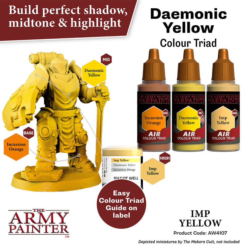 Army Painter Warpaints Air: Imp Yellow