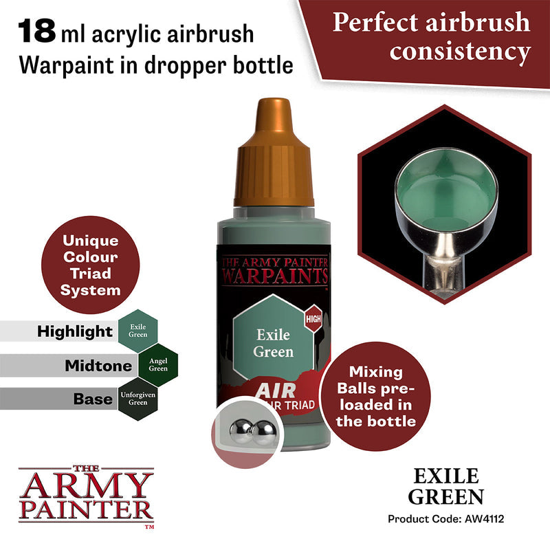Army Painter Warpaints Air: Exile Green