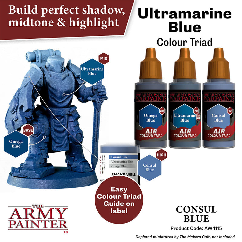 Army Painter Warpaints Air: Consul Blue