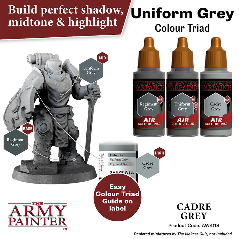 Army Painter Warpaints Air: Cadre Grey
