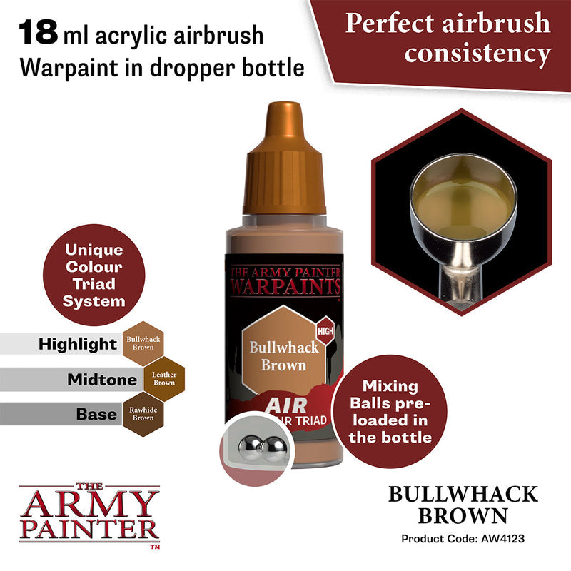 Army Painter Warpaints Air: Bullwhack Brown