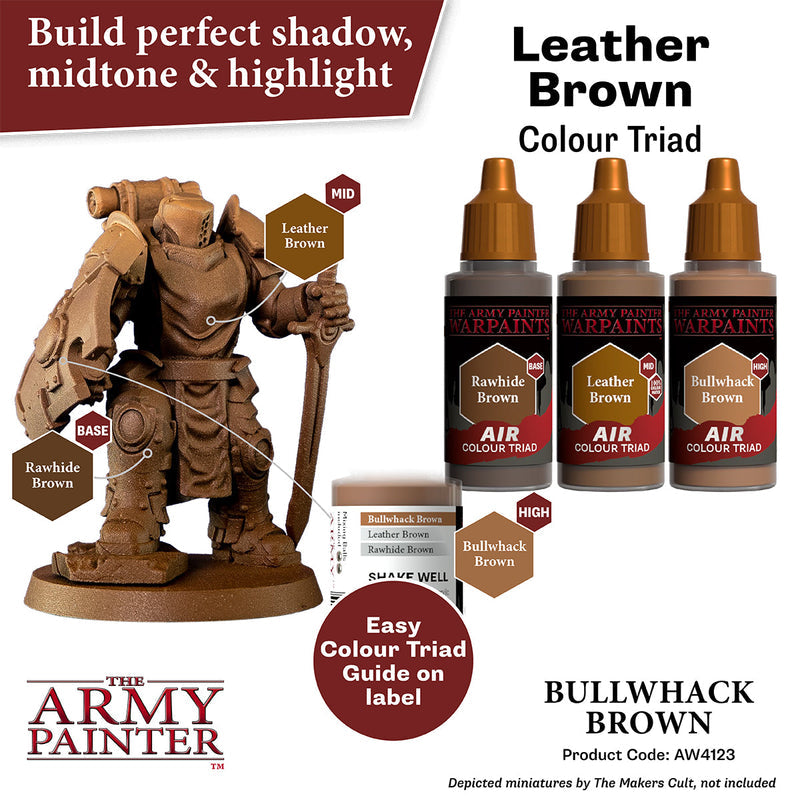 Army Painter Warpaints Air: Bullwhack Brown