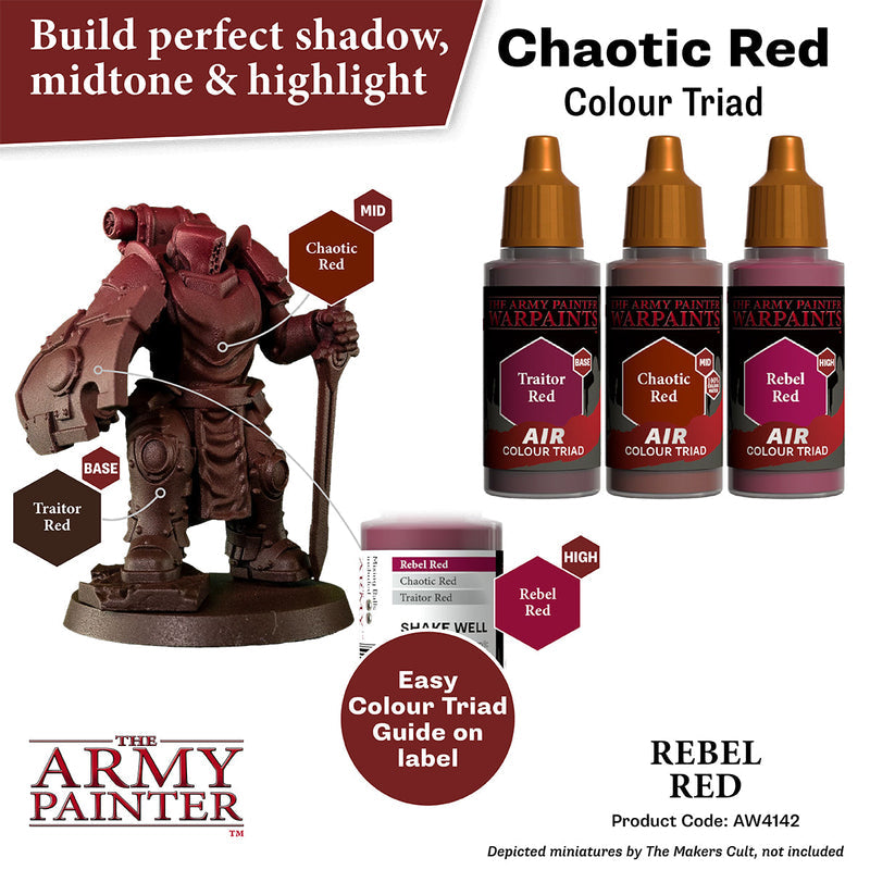 Army Painter Warpaints Air: Rebel Red
