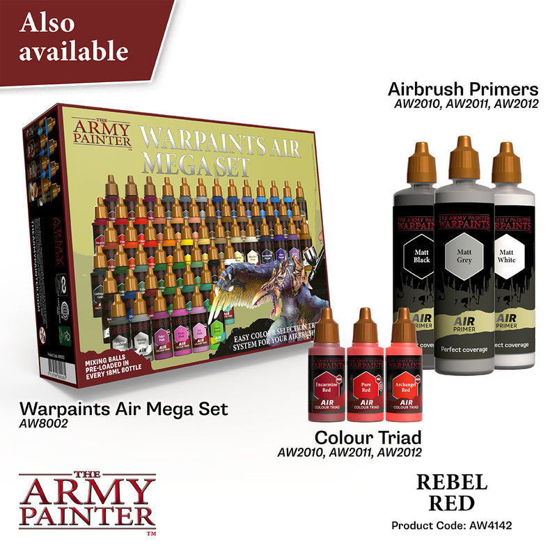 Army Painter Warpaints Air: Rebel Red
