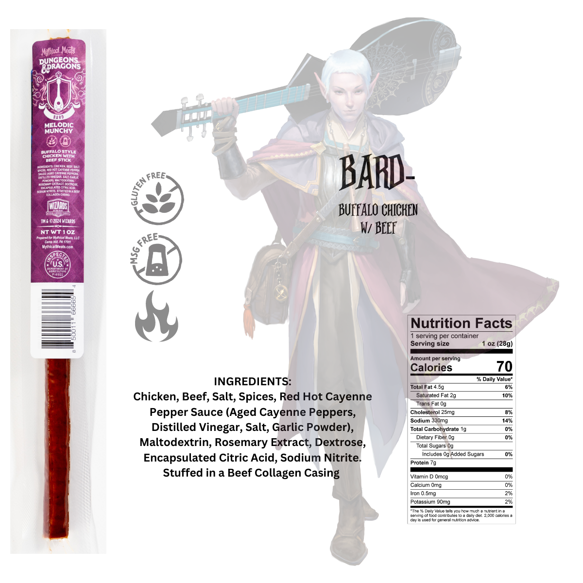 Dungeons and Dragons Snack Sticks
