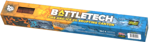 BattleTech: BattleMat: Fire & Ice 01: Erupting Canyon