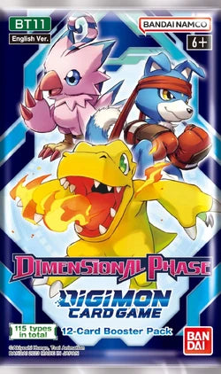Digimon Card Game: Dimensional Phase [BT11] Booster Pack