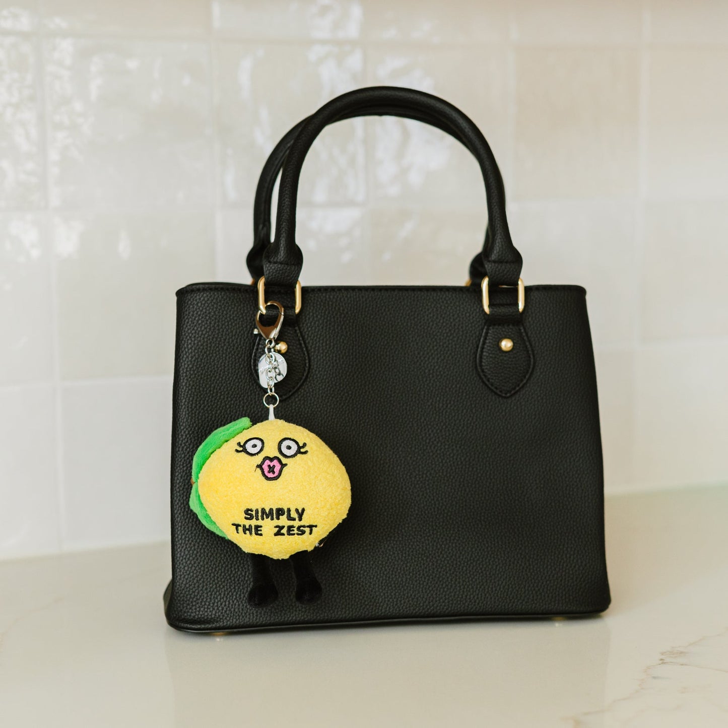 "Simply the Zest" Lemon Plush Bag Charm