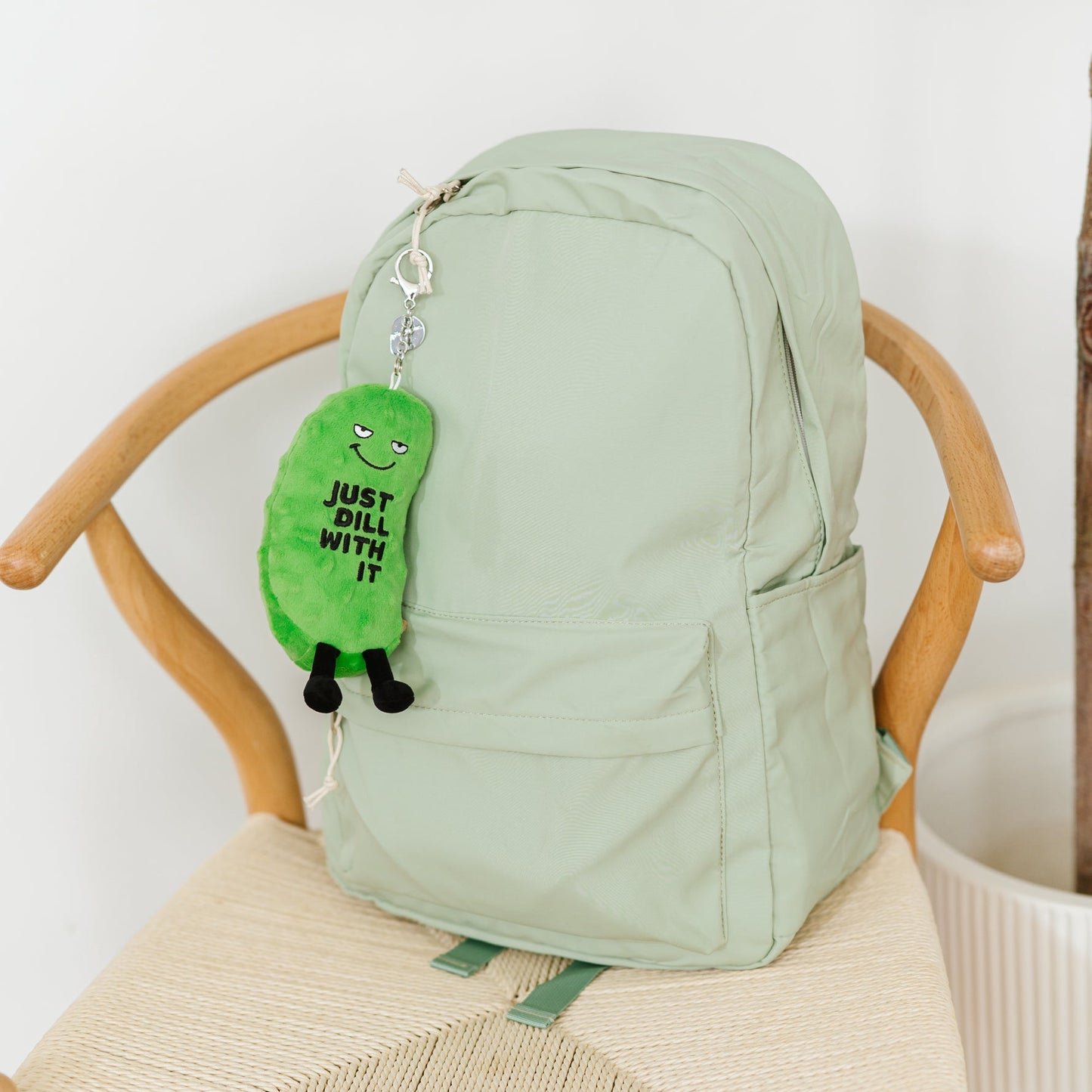 "Just Dill With It" Pickle Plush Bag Charm