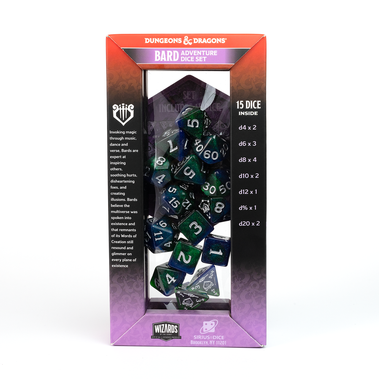Dungeons & Dragons Adventure Dice: Bard