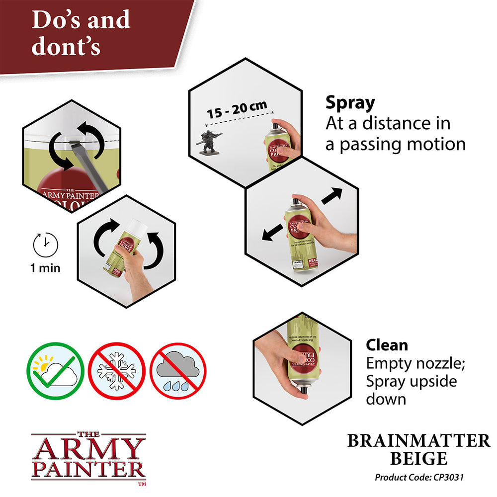 Army Painter: Color Primer - Brainmatter Beige