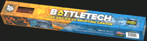 BattleTech: BattleMat: Fire & Ice 01: Erupting Canyon