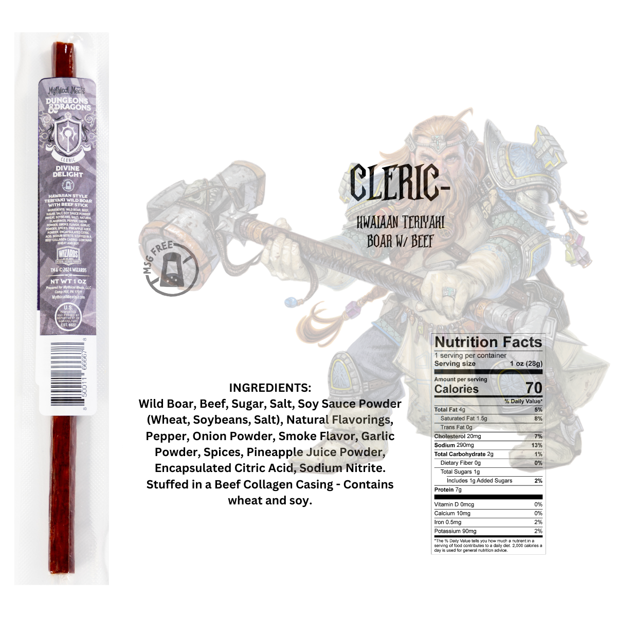 Dungeons and Dragons Snack Sticks