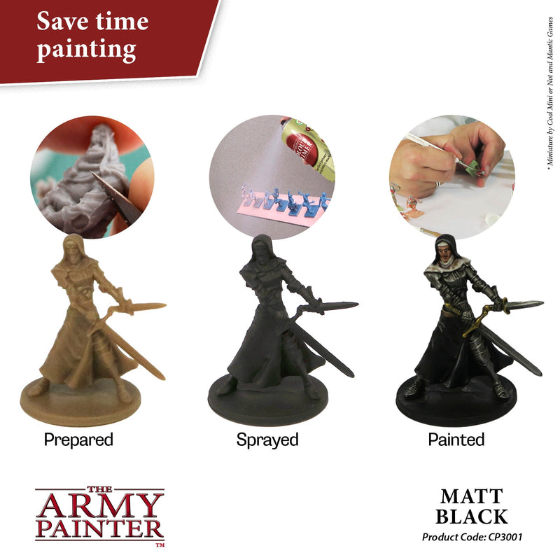 Army Painter: Base Primer Matt Black