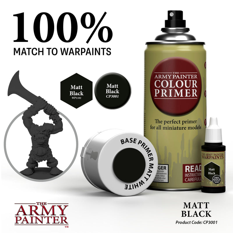 Army Painter: Base Primer Matt Black