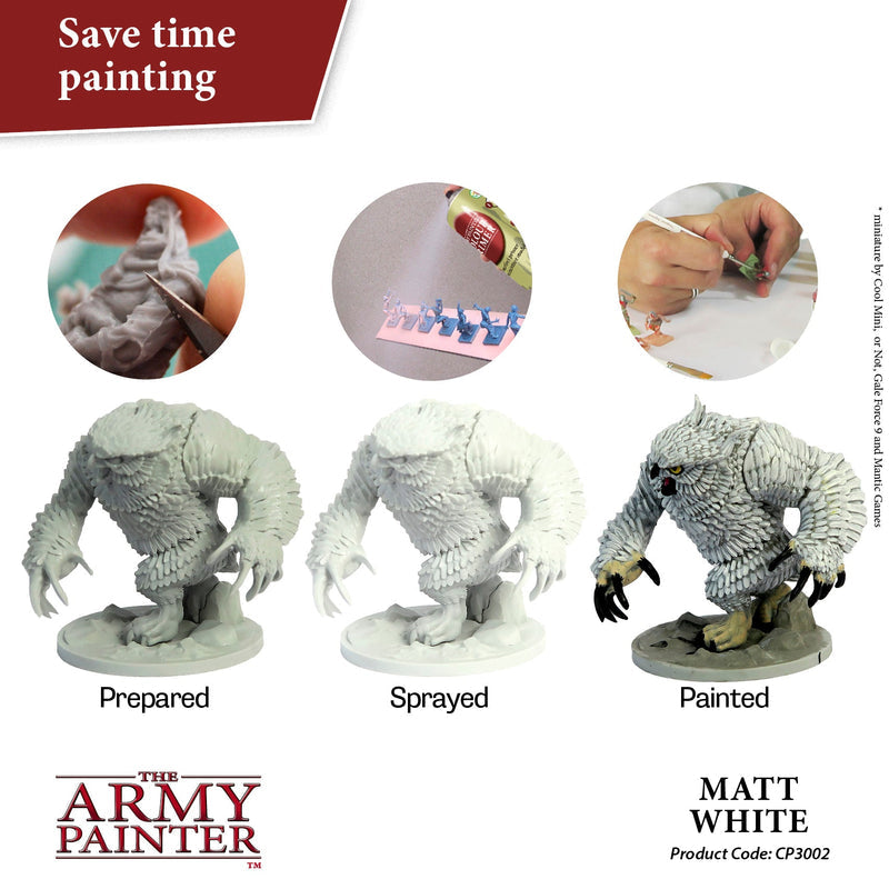 Army Painter: Base Primer Matt White