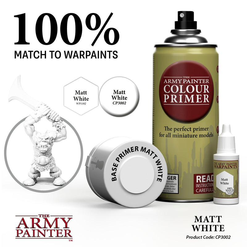 Army Painter: Base Primer Matt White