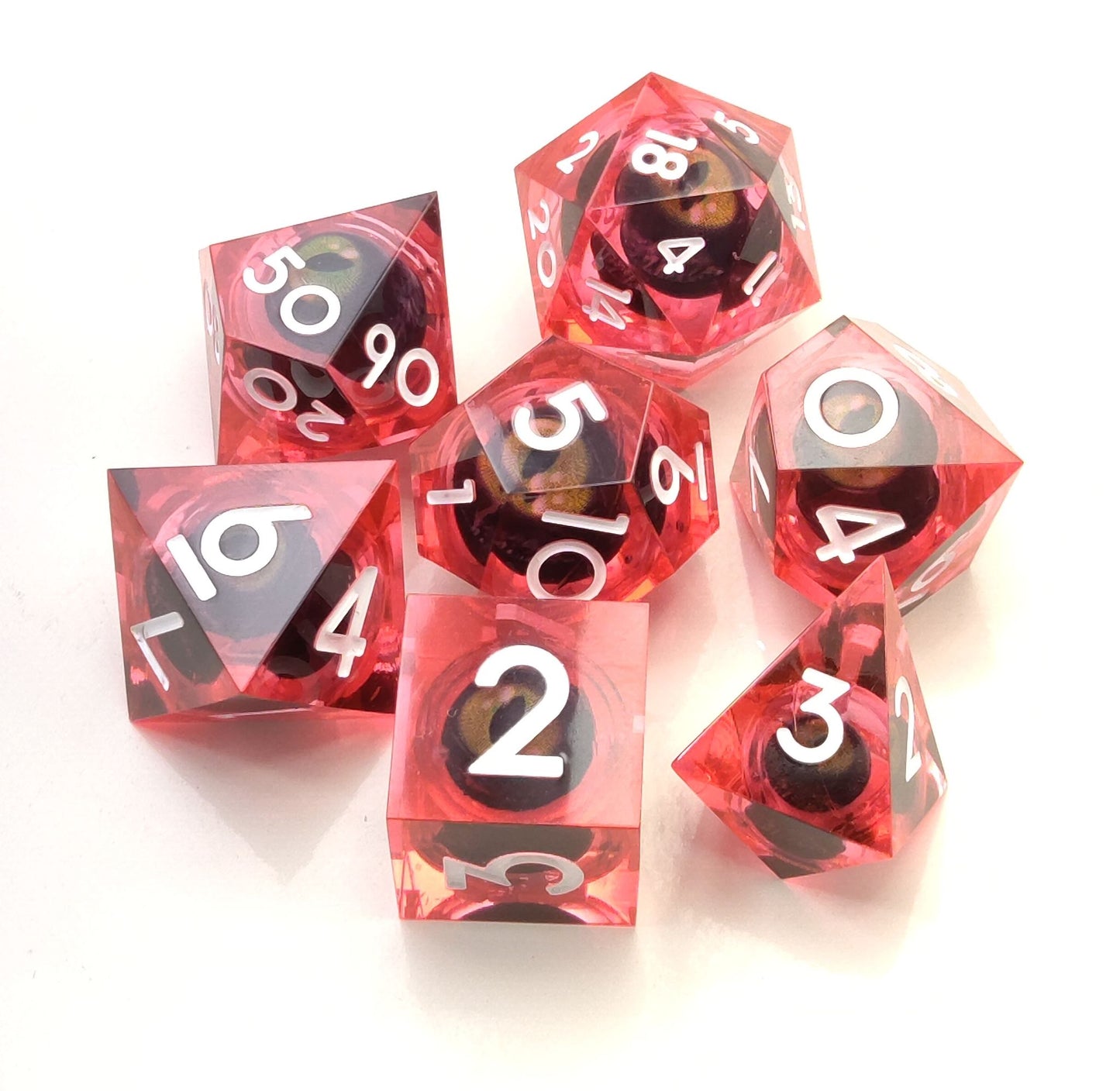 Sharp Edge Moving Eye RPG Dice Set - Cerberus' Watch