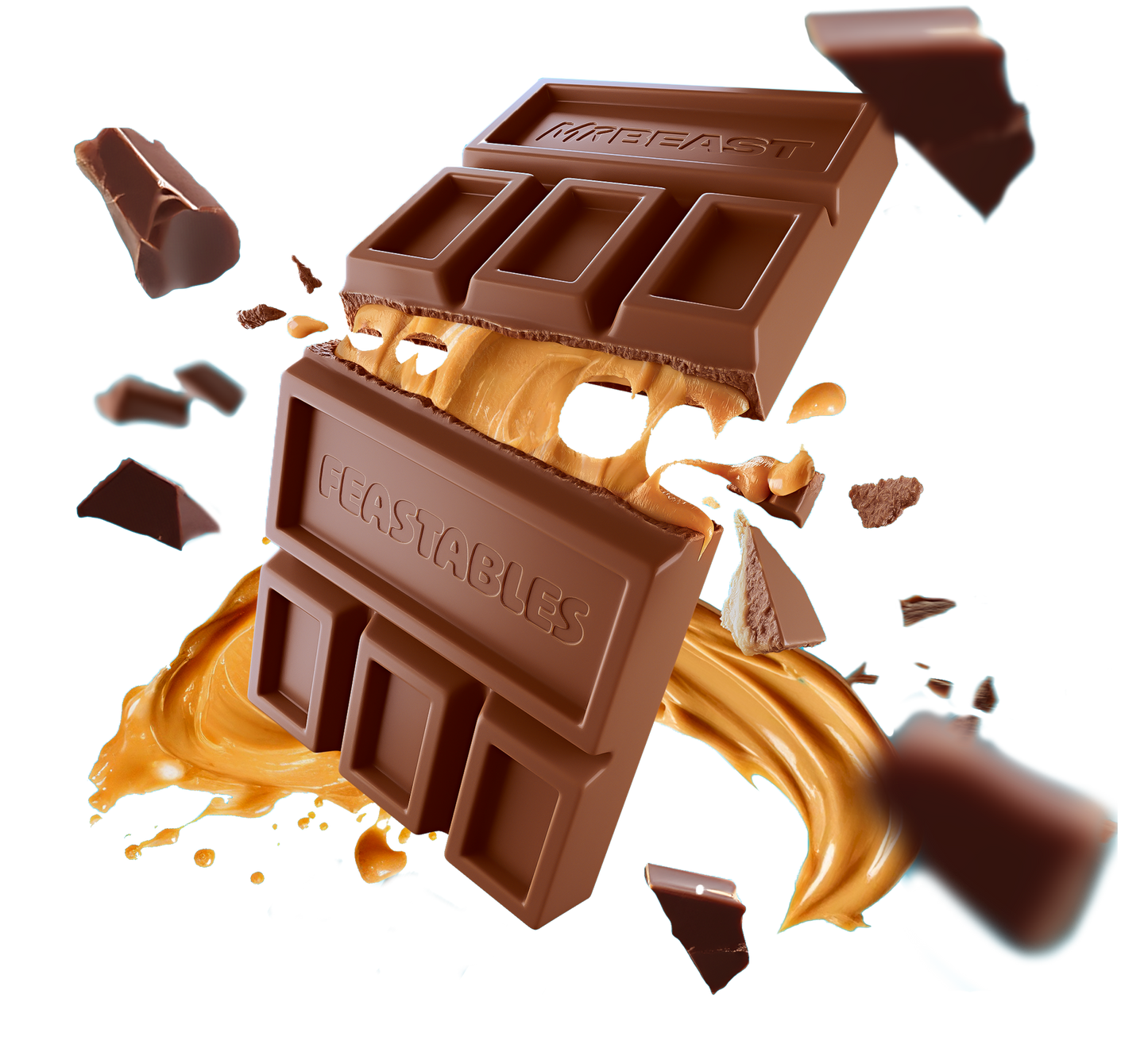 Mr Beast – Feastables Peanut Butter Chocolate Bar (35g)