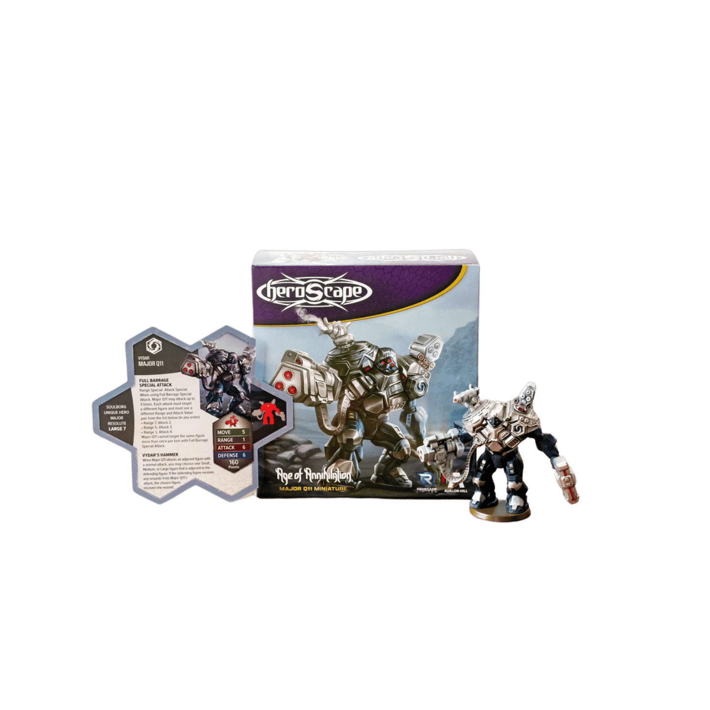 Heroscape: Major Q11 Miniature