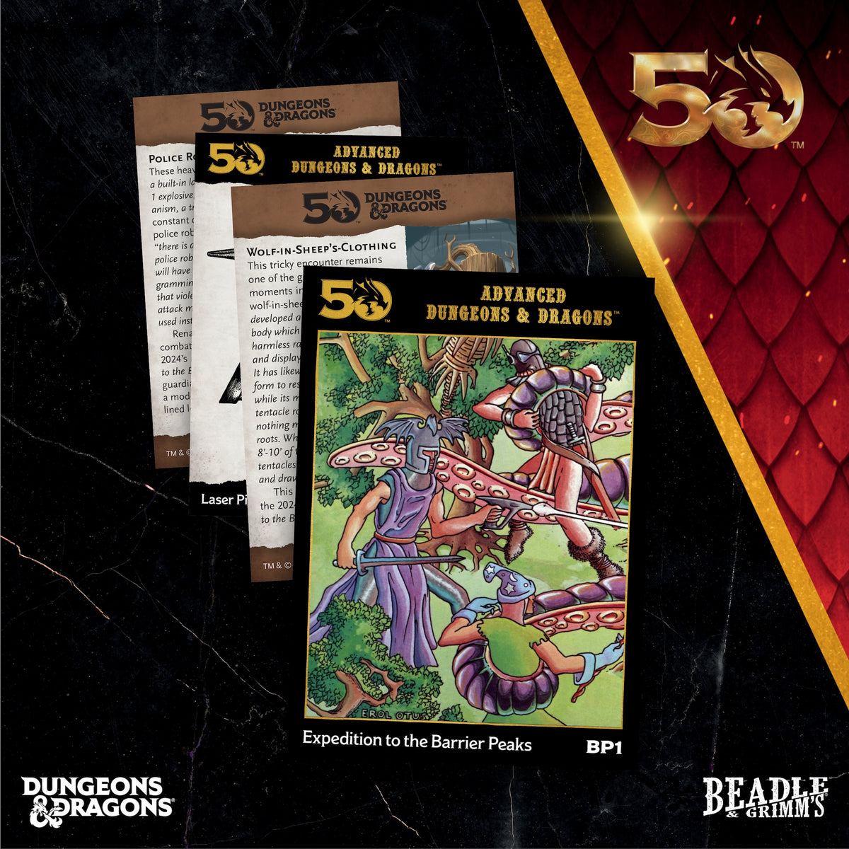 Beadle and Grimm's: Dungeon and Dragons Classic Module Dice Set: Journey to the Barrier Peaks