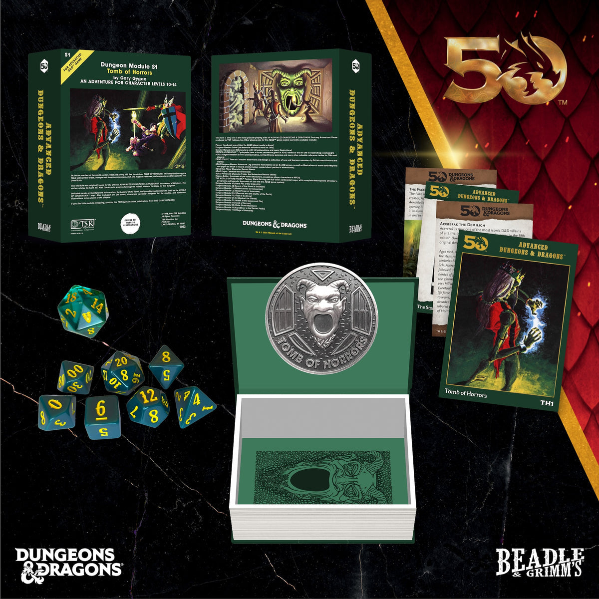 Beadle and Grimm's: Dungeon and Dragons Classic Module Dice Set: Tomb of Horrors
