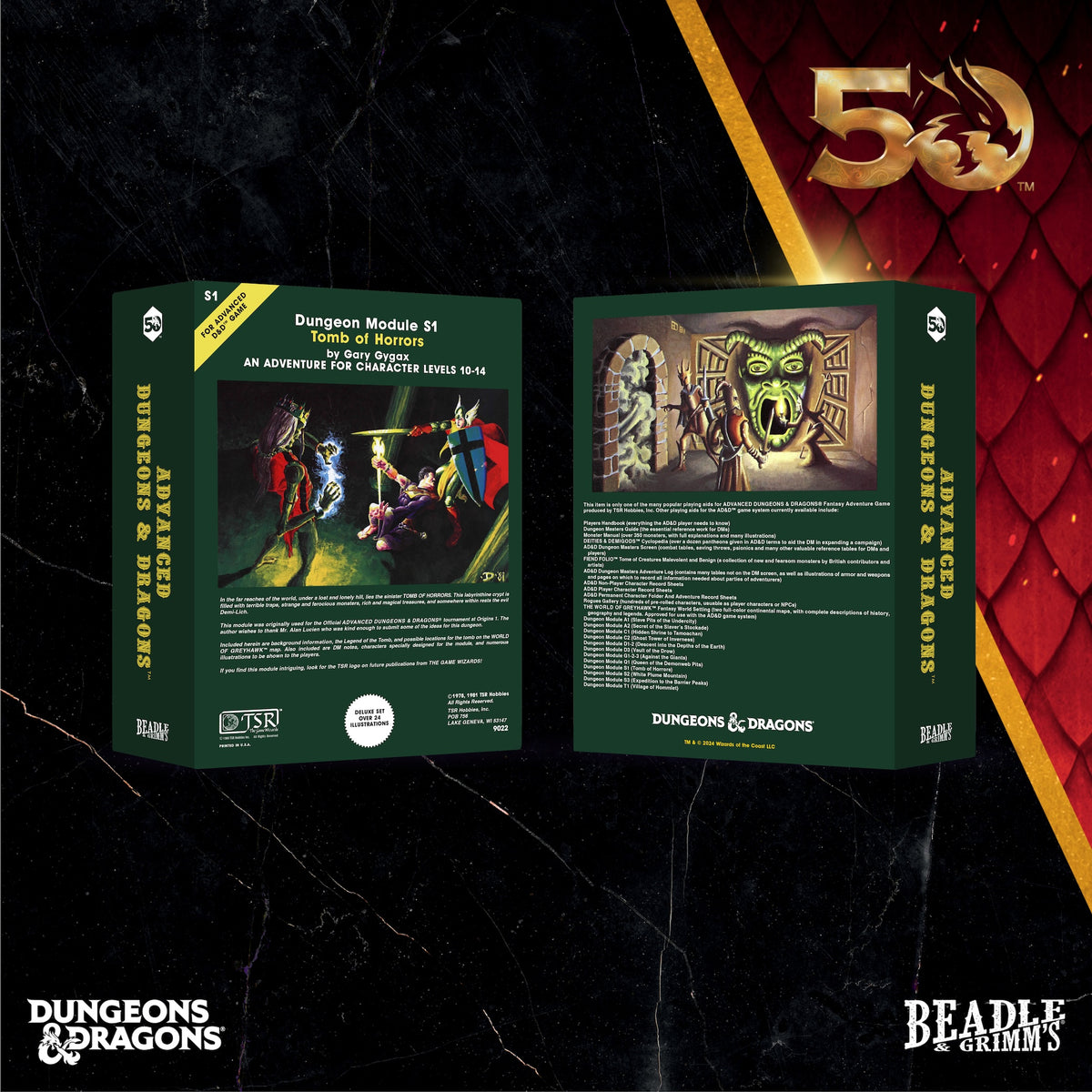 Beadle and Grimm's: Dungeon and Dragons Classic Module Dice Set: Tomb of Horrors