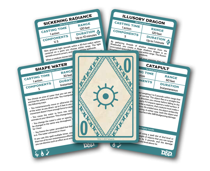 D&D: Spellbook Cards - Xanathar's Guide To Everything