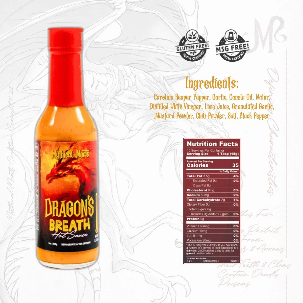 Mythical Meats® Hot Sauces
