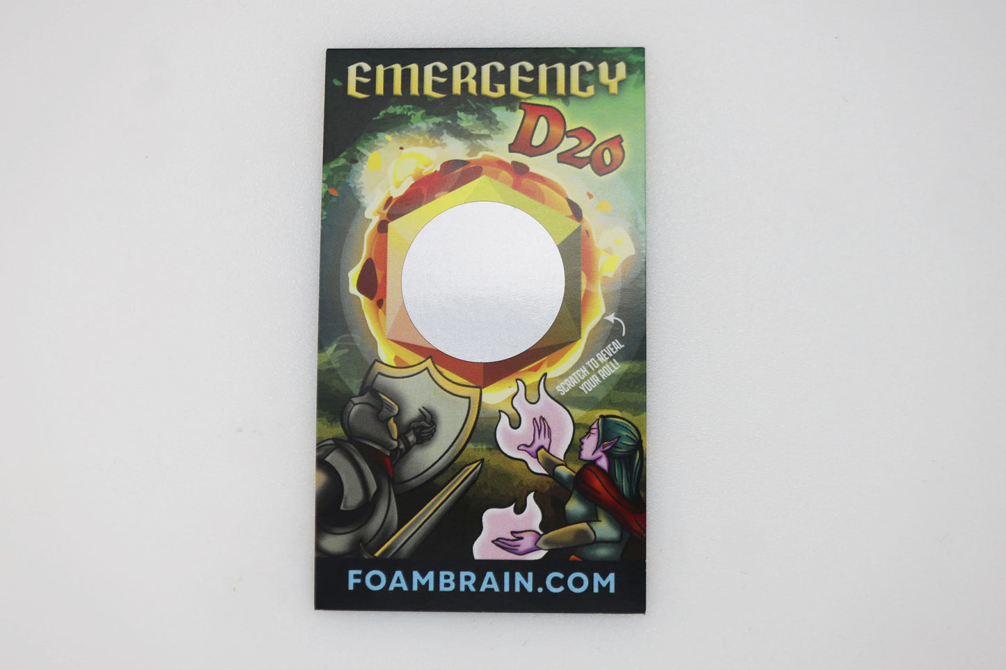 Emergency D20 Scratch Off Card (Includes 10 Cards)