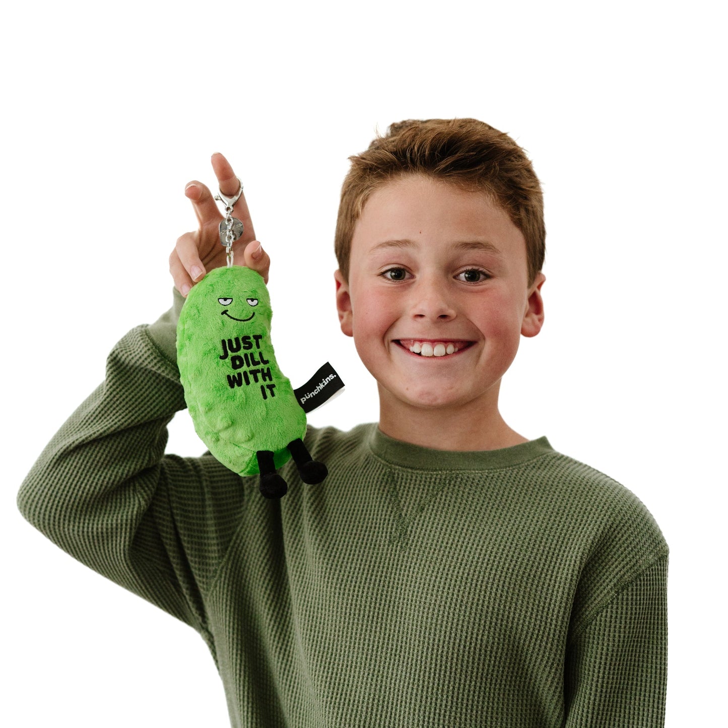 "Just Dill With It" Pickle Plush Bag Charm