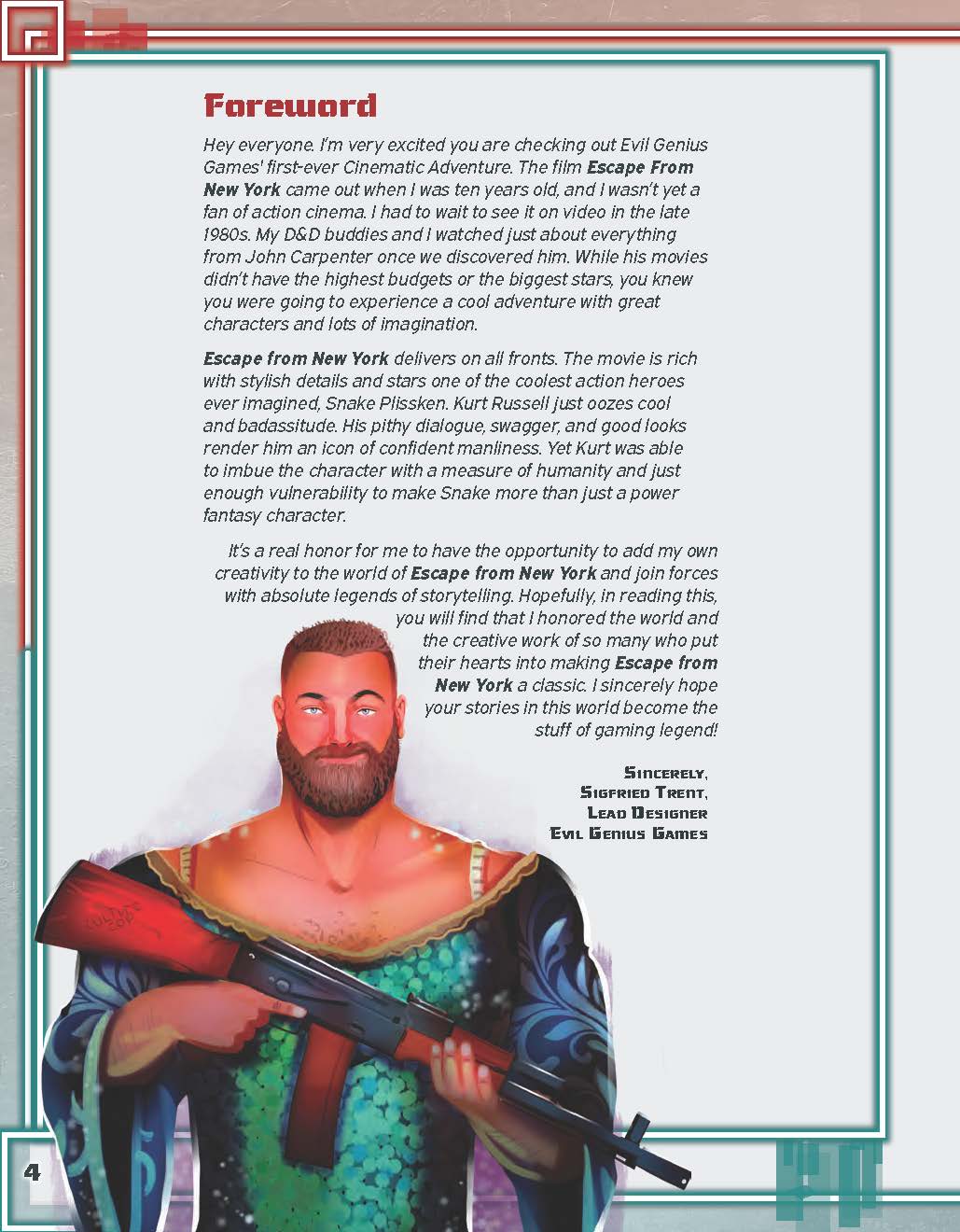 Escape From New York - Soft Cover (Compatible W/ Everyday Heroes System)