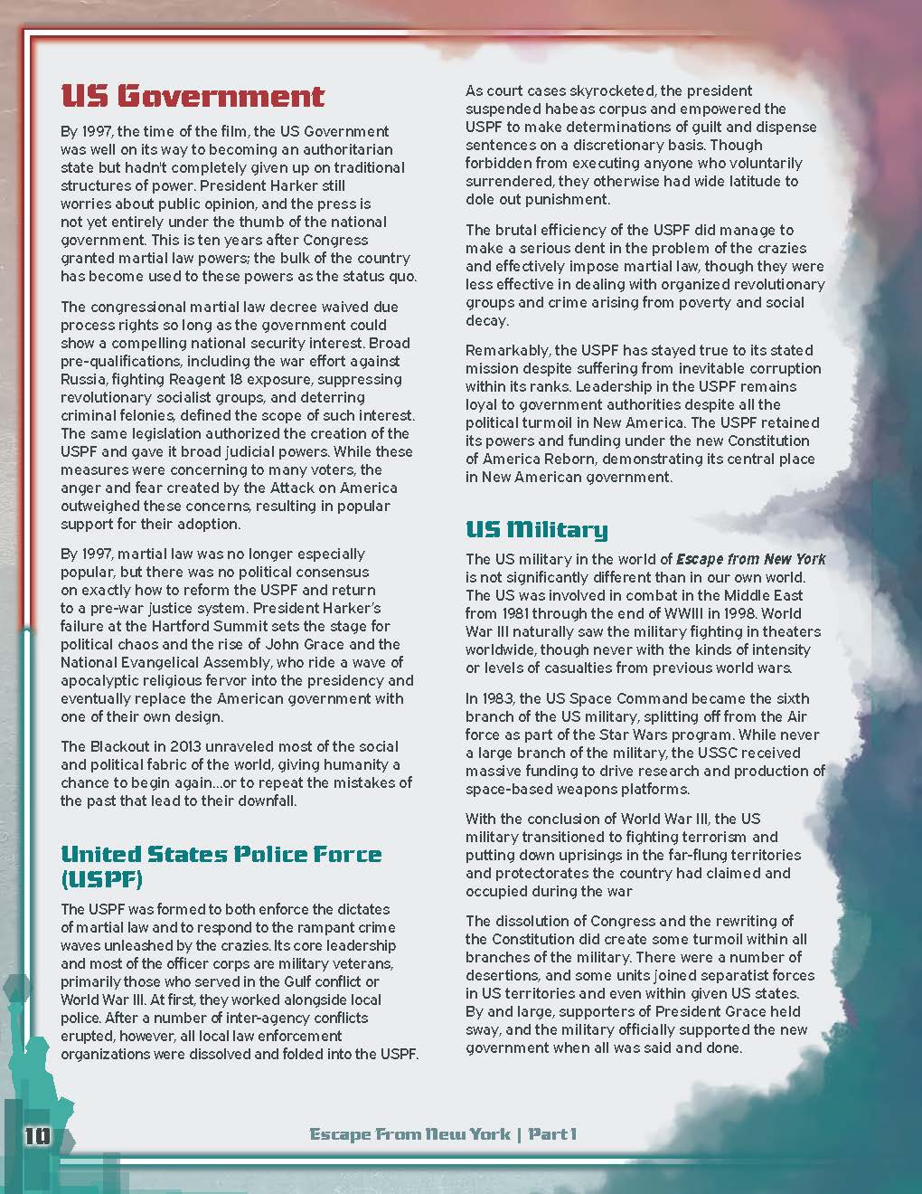 Escape From New York - Soft Cover (Compatible W/ Everyday Heroes System)