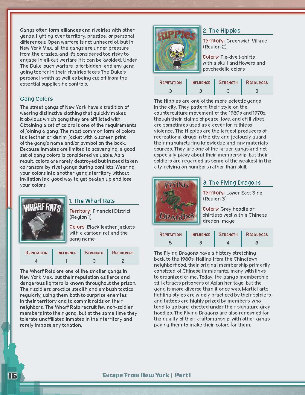 Escape From New York - Soft Cover (Compatible W/ Everyday Heroes System)