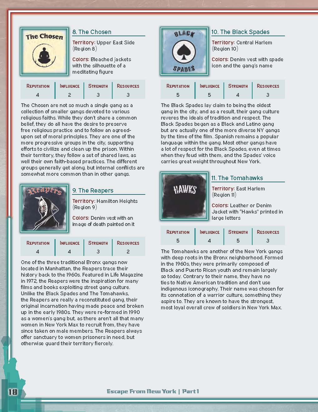 Escape From New York - Soft Cover (Compatible W/ Everyday Heroes System)