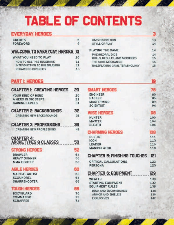 Everyday Heroes: Core Rulebook