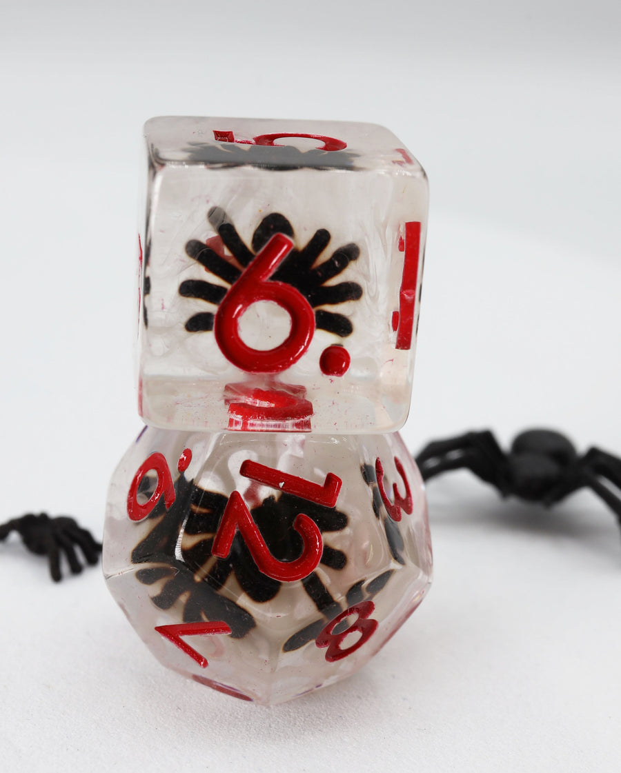 Black Widow RPG Dice Set