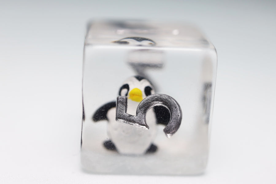 Baby Penguin RPG Dice Set