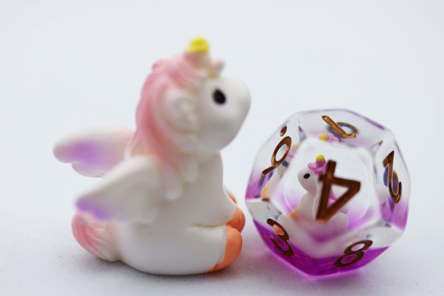 Mystic Unicorn RPG Dice Set