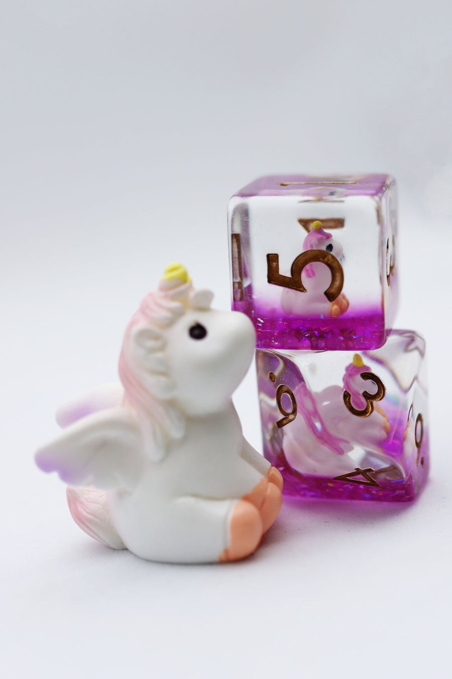Mystic Unicorn RPG Dice Set