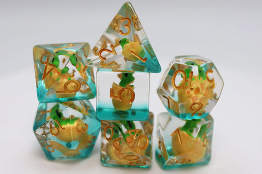 Green Dragon Hatchlings Dice Set