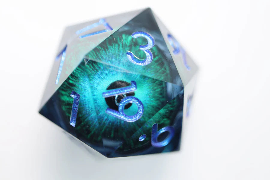 35mm Moving Eye D20 - Blue Cyclops Eye