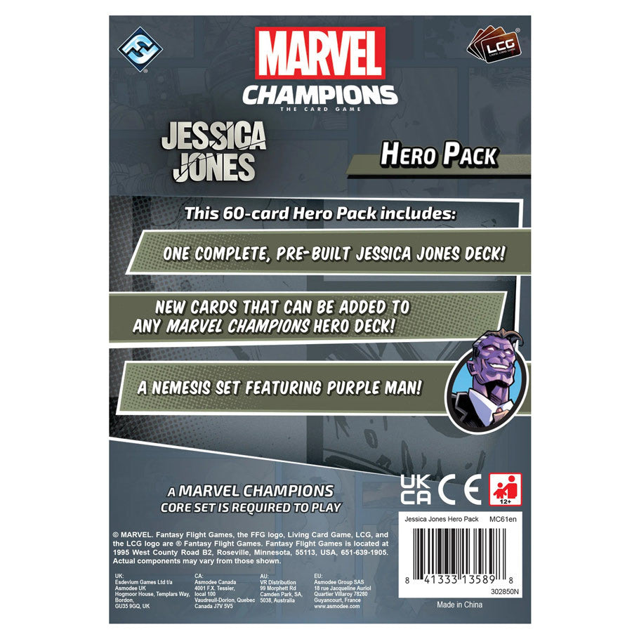 Marvel Champions TCG: Jessica Jones Hero Pack