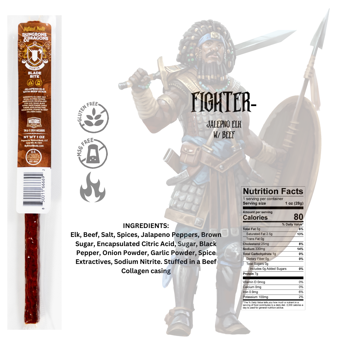 Dungeons and Dragons Snack Sticks