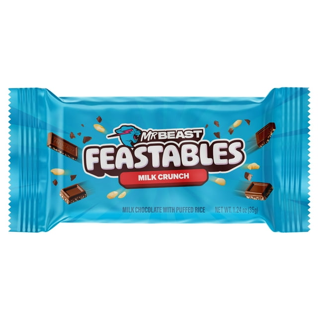 MrBeast – Feastables Milk Chocolate Crunch Bar (35g)