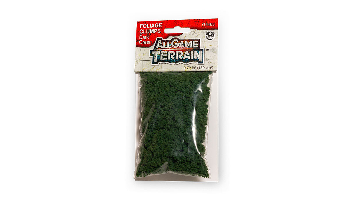 All Game Terrain  Dark Green Foliage Clumps