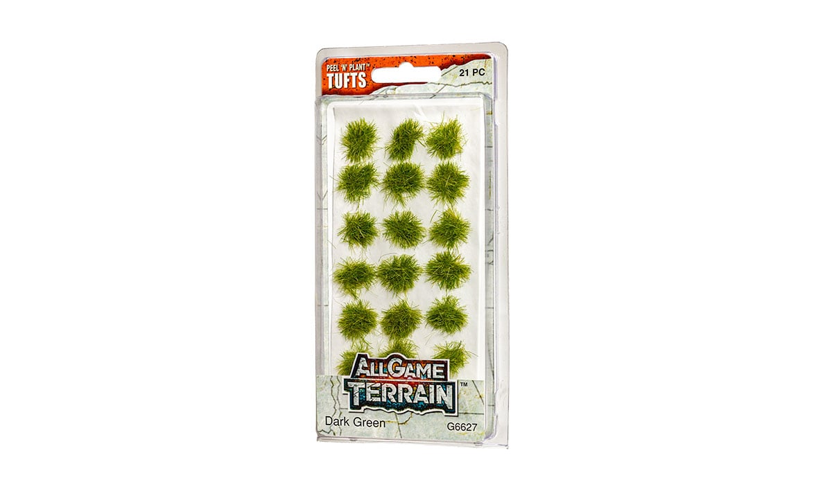 All Game Terrain  Dark Green Tufts