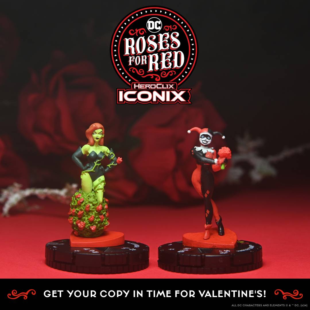 DC Comics Heroclix Iconix: Harley Quinn Roses for Red